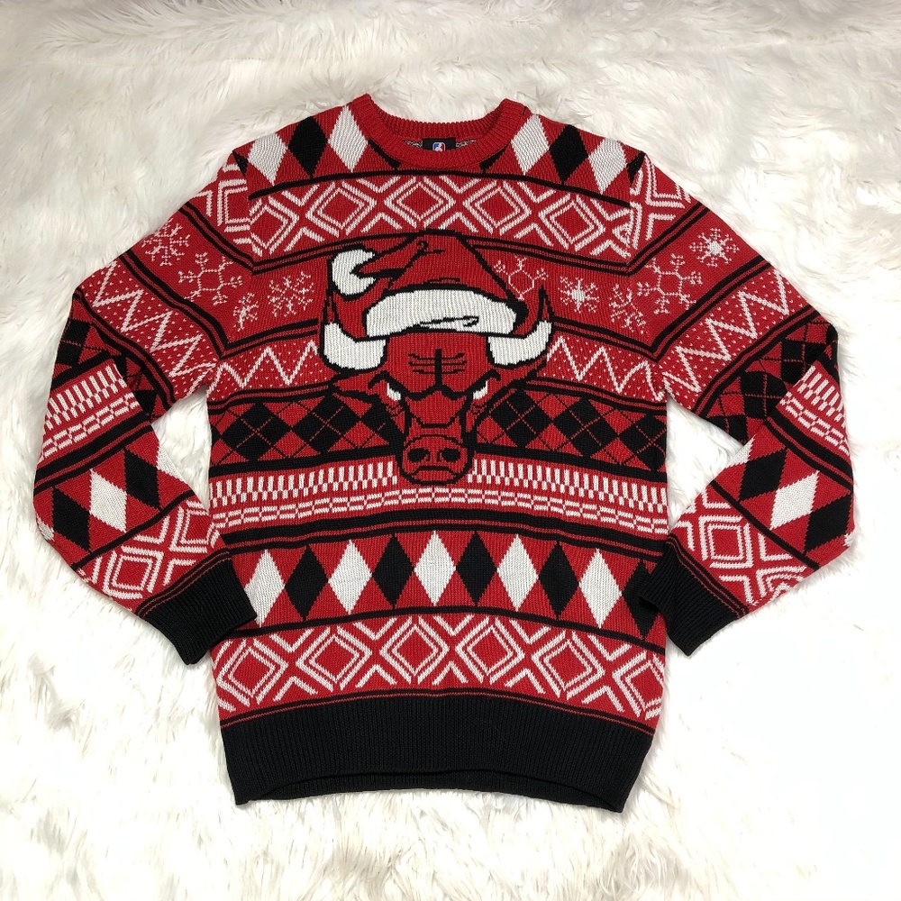 NBA Chicago Bulls Christmas Sweater! - Picture 3 of 8